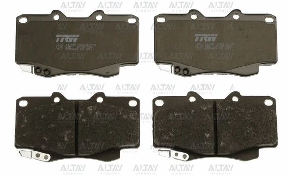 TRW-GDB3428 FREN BALATA HILUX 06-08 4X4 2.5 / LANDCRUISER 04= / HILUX 08-14 4X4 3.0 ÖN