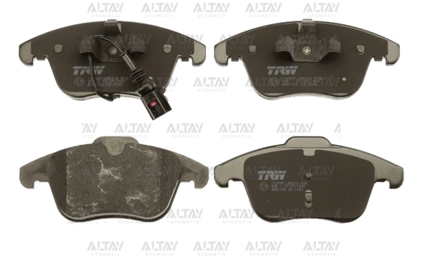 TRW-GDB1762 FREN BALATA Q3 11= / TIGUAN 07-16 (FİŞLİ 165mm) ÖN
