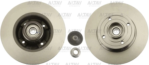TRW-DF4274BS FREN DİSKİ MEGANE II 02-08 / CLIO III 05-12 ABSLİ PORYALI RULMANLI ARKA DÜZ 240-4 (ADET FİYAT)