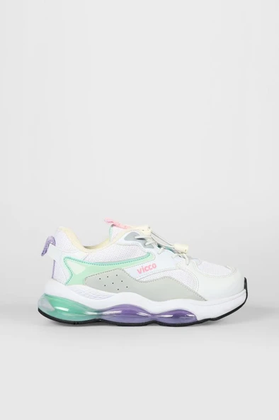 Vicco Hoshi 346.F25Y.152 Kız Çocuk Sneaker Ayakkabı Beyaz 31-36