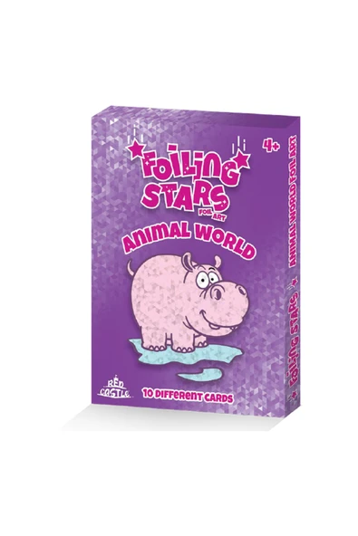 Animal Folyo Boyama Seti Foil Art-Red Castle FSP-02 - 3