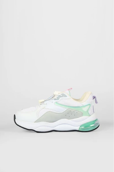 Vicco Hoshi 346.F25Y.152 Kız Çocuk Sneaker Ayakkabı Beyaz 31-36 - Resim 2