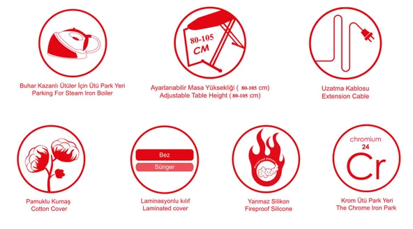 Devecioğlu MM126 Belinda Ütü Masası - 9