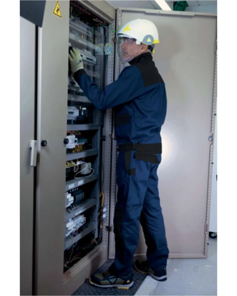 DELTAPLUS VV914 ARC FLASH TERMAL ELDİVEN ELEKTRİK ARKLARINA KARŞI KORUMA SAĞLAYAN, HER TÜRLÜ ORTAMDA KULLANILABİLEN, E SEVİYE KESİLMEZ - 3