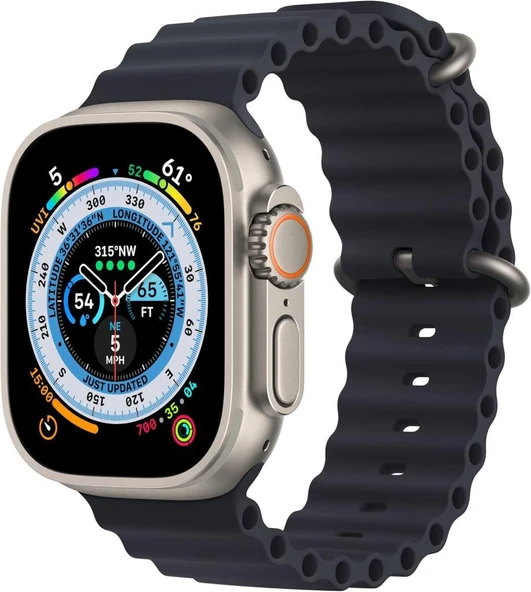 Apple Watch 49 mm Gece Yarısı Ocean Kordon Uzatma Kiti - Teşhir - 2