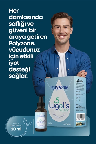 LUGOL'S SOLUTION %5 20 ML POLYZONE ürün görseli 1
