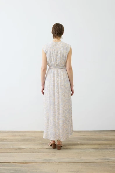 Pastel Desen Kolsuz Elbise-Gömlek Takim Terzi Dükkani - 4