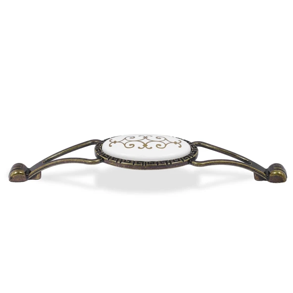 Seçil Eskitme Antik Metal (128 mm-12.8 cm) (4 ADET) Mobilya Mutfak Dolabı Dolap Kulpu Kulbu Kulpları - 3