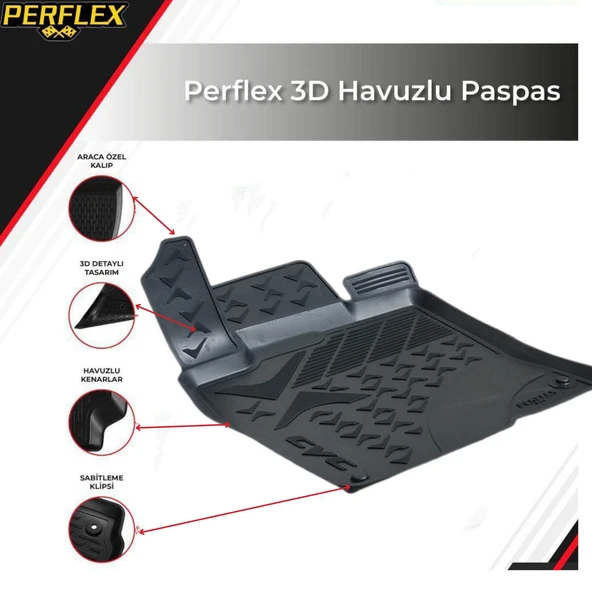 3D PASPAS SİYAH HONDA CIVIC 2016+ - 2
