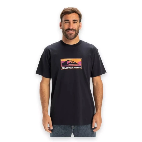 Quiksilver Eqyzt08045 Ev Gradient Box Ss Lacivert Erkek T-Shirt