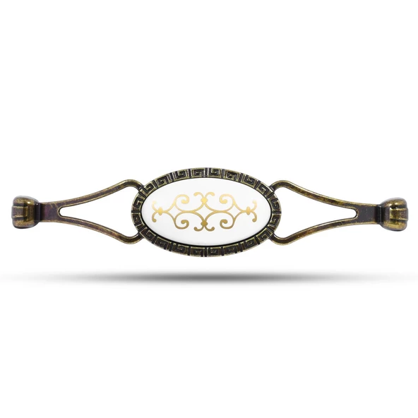 Seçil Eskitme Antik Metal (128 mm-12.8 cm) (4 ADET) Mobilya Mutfak Dolabı Dolap Kulpu Kulbu Kulpları - 6