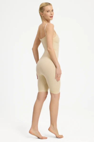 Tam Boy Sıkılaştırıcı Toparlayıcı Korse Ten - Resim 2