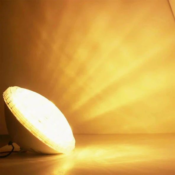 Havuz Led Aydınlatma Ampülü Smd lamba armatür Sarı A-1204 PAR-56 Ampül 30W 12V IP68 - 2