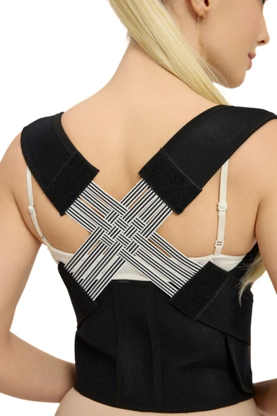 4 Kolonlu Dik Duruş Korsesi - Resim 2