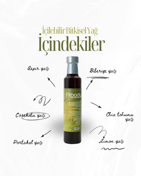 İştah Kapatma ve Yağ Yakmaya Destek İçilebilir Bitkisel Yağ Karışımı - Resim 6