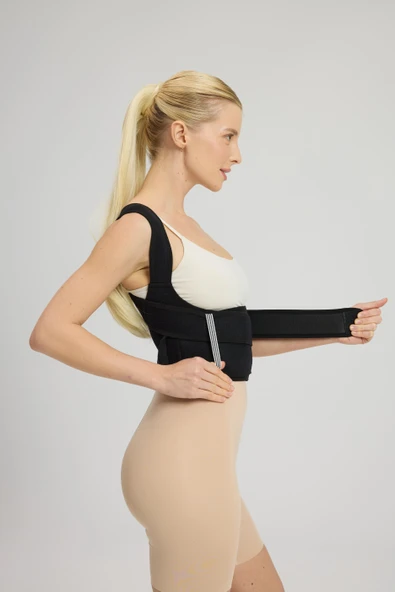 4 Kolonlu Dik Duruş Korsesi - Resim 6