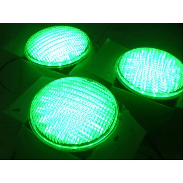 Havuz Led Aydınlatma Ampülü Smd lamba armatür Yeşil A-1204 PAR-56 Ampül 30W 12V IP68 - 2