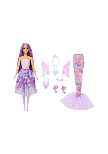 Barbie 3in1 Denizkızı Kostüm Seti JCP74 Lisanslı Ürün - Resim 6