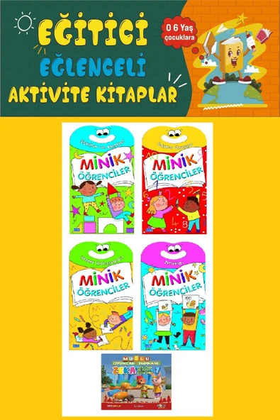 5-6 Yaş Minik Öğrenciler Seti (4 Kitap)
