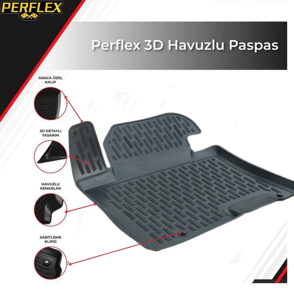 3D PASPAS SİYAH HYUNDAI I30 2012+ - 2