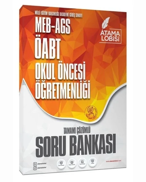 Atama Lobisi ÖABT MEB-AGS Okul Öncesi Öğretmenliği Soru Bankası Çözümlü Atama Lobisi Yayınları - 2