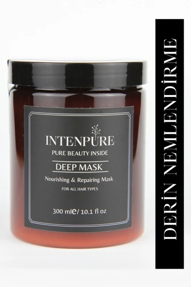 İNTENPURE Pure Beauty Inside Deep Mask 300 ml Saç Bakım Maskesi Kalın Ve Kuru Saçlar Için Besleyici