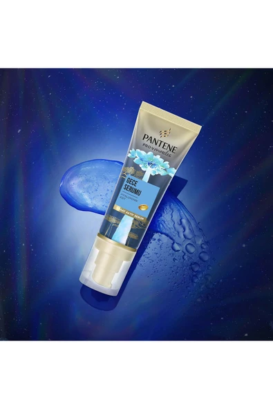 PANTENE Kuru Saç Uçlarını Pürüzsüzleştirici,Yumuşatıcı ve Parlaklık Veren Gece Serumu 70 ml - 3