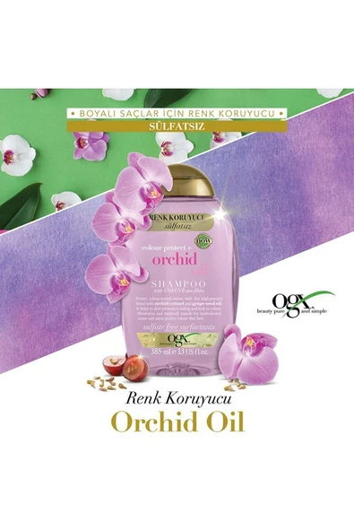 OGX Orchid Oil Şampuan 385 ml 3574661643991 - Resim 3