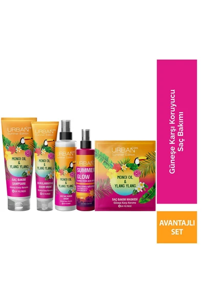 URBAN CARE Summer Edition Monoi Oil & Ylang Ylang Avantajlı Set