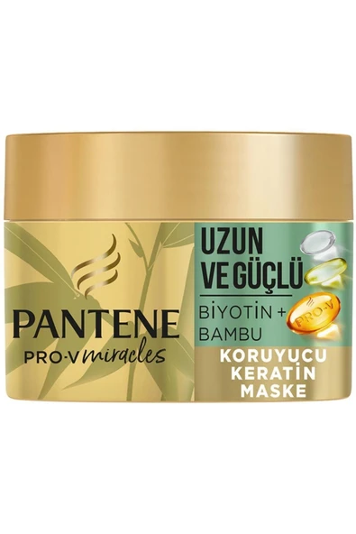 PANTENE Bambu ve Biotin Uzun Ve Güçlü Serisi Maske 160ml