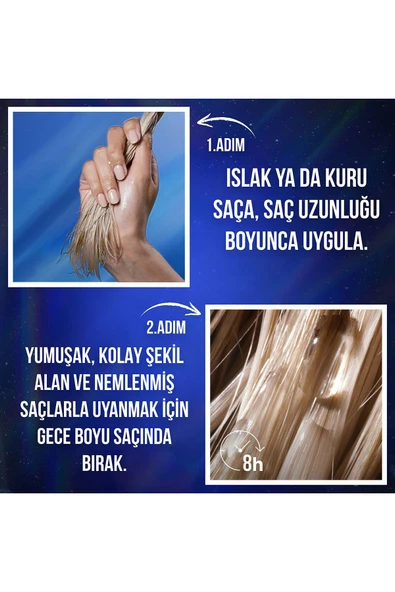 PANTENE YENİ Miracles Hydra Glow Kırık Saç Uçlarını Onarıcı ve 72 Saat Nemlendirici Gece Serumu, 70 ML. - 6