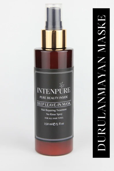 İNTENPURE Pure Beauty Inside Deep Leave-in Mask 150 ml Saçta Kalan Bakım Sütü Durulanmayan Saç Maskesi