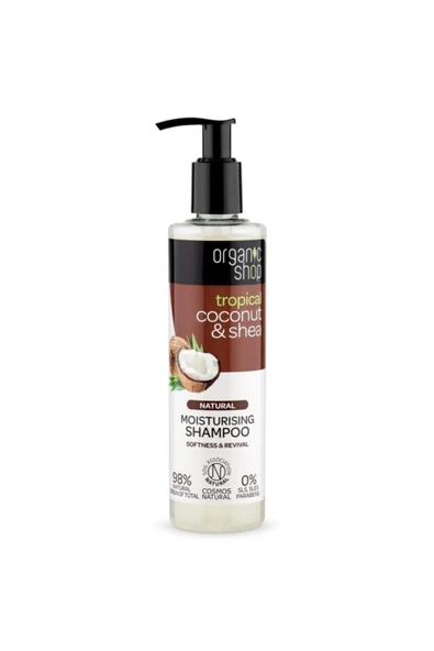 ORGANİC SHOP Hindistan Cevizi & Shea Yağlı Şampuan 280 Ml
