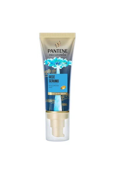 PANTENE YENİ Miracles Hydra Glow Kırık Saç Uçlarını Onarıcı ve 72 Saat Nemlendirici Gece Serumu, 70 ML. - 2