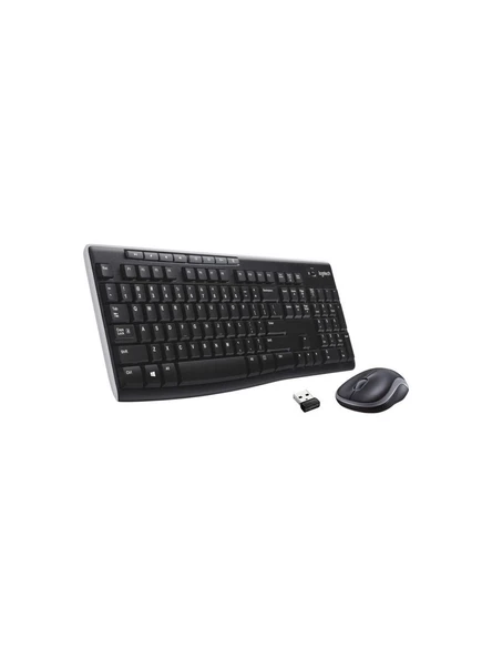 Logitech MK270 Kablosuz 2.4 Ghz Ingilizce Q Klavye ve Mouse Seti