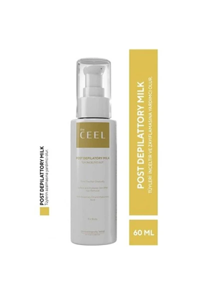 THE CEEL Tüy Azaltıcı ve Nemlendirici Süt Epilasyon&lazer Sonrası Isırgan Otu ve Hyaluronik Asit Özl ürün görseli 1