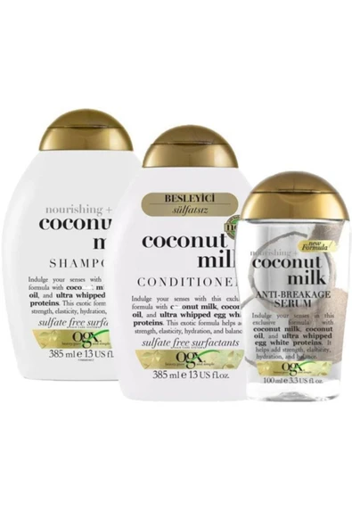 OGX Organix Coconut Milk Şampuan Seti ürün görseli 1