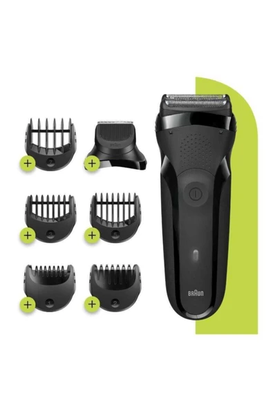 Braun Series 3 300 BT BLK Siyah 3in1 Tıraş Makinesi