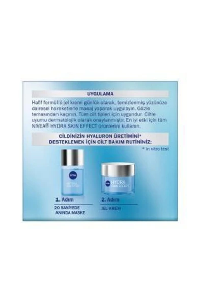 NIVEA Hydra Skin Effect Nemlendirici Jel Krem 50ml,saf Hyaluron.,bakım190319 - 5