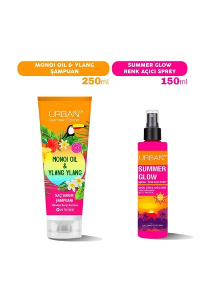 URBAN CARE Monoi Oil & Ylang Şampuan Ve Renk Açıcı Sprey
