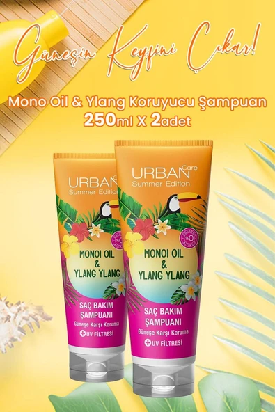 URBAN CARE Monoi Oil & Ylang Koruyucu Şampuan 250 ml X 2 Adet ürün görseli 1