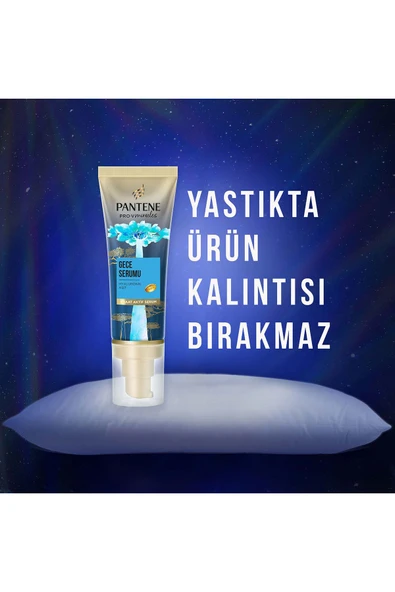 PANTENE Kuru Saç Uçlarını Pürüzsüzleştirici,Yumuşatıcı ve Parlaklık Veren Gece Serumu 70 ml - 7
