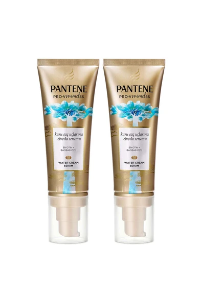 PANTENE Hydra Glow Kuru Saç Uçlarına Elveda Serumu 70 ml x 2 - 2