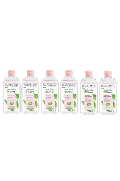 DİADERMİNE Bio Me Canlandırıcı Micellar Makyaj Temizleme Suyu 400ml(6 Adet)