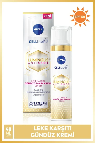 NIVEA Luminous630 Leke Karşıtı Gündüz Yüz Kremi