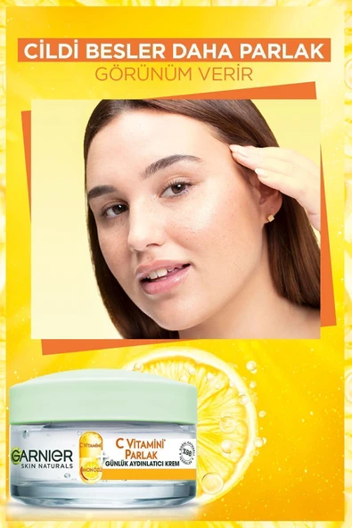 GARNİER Micellar C Vitamini Kusursuz Makyaj Temizleme Suyu & C Vitamini Parlak Günlük Aydınlatıcı Krem - 6
