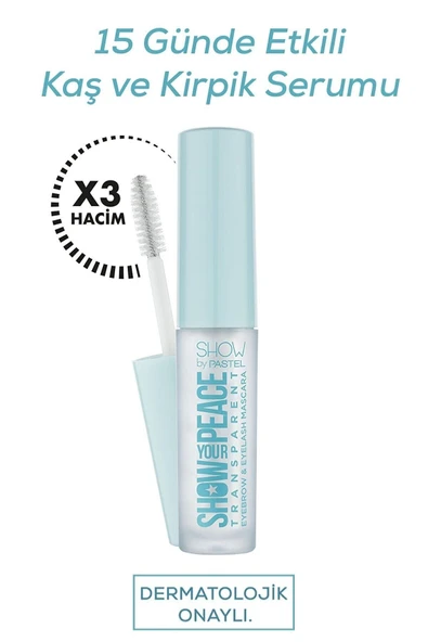 SHOW BY PASTEL Show Your Peace Transparan Kaş Ve Kirpik Jeli Transparent - 5