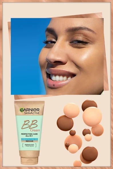 GARNİER Karma ve Yağlı Ciltler için BB Krem Orta Ton SPF 20 50 ml - 4