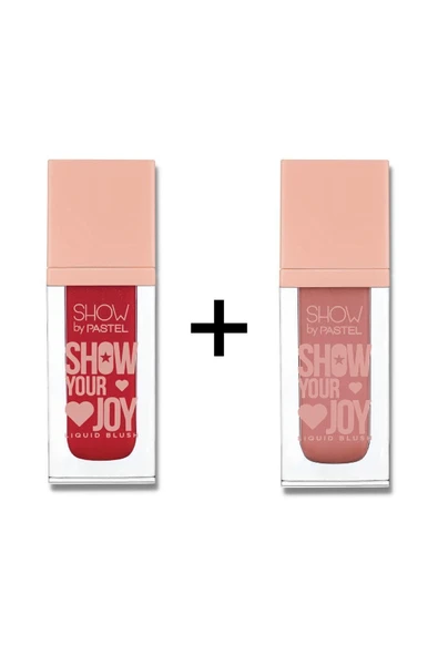 SHOW BY PASTEL Show your Joy Likit Allık No 52 + Show Your Joy Likit Allık 53 Avantajlı Fiyatıyla İkili Set