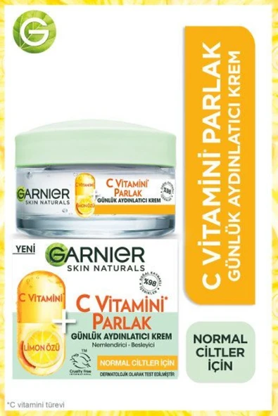 GARNİER Micellar C Vitamini Kusursuz Makyaj Temizleme Suyu & C Vitamini Parlak Günlük Aydınlatıcı Krem - 3